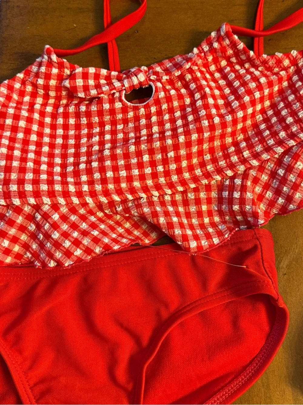 Cat & Jack Red White Navy Swimsuit Set - Stars & Stripes and gingham 1 &2 piece